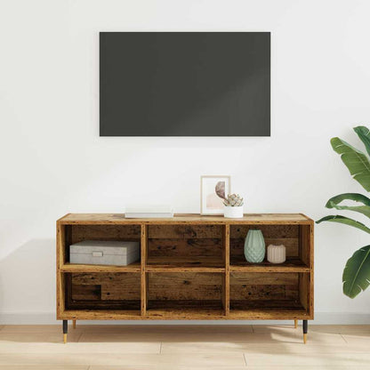 TV-kast Oud Hout 103,5 x 30 x 50 cm Bewerkt hout