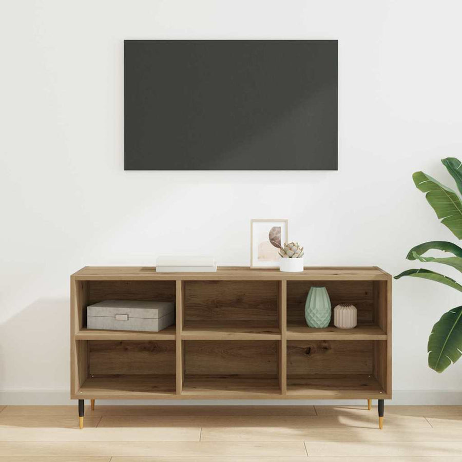 TV-kast Artisan Eiken 103,5 x 30 x 50 cm Bewerkt hout