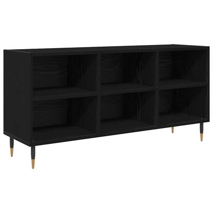 TV-kast Zwart Eiken 103,5 x 30 x 50 cm Bewerkt hout