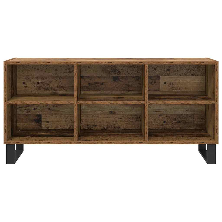 TV-kast Oud Hout 103,5 x 30 x 50 cm Bewerkt hout