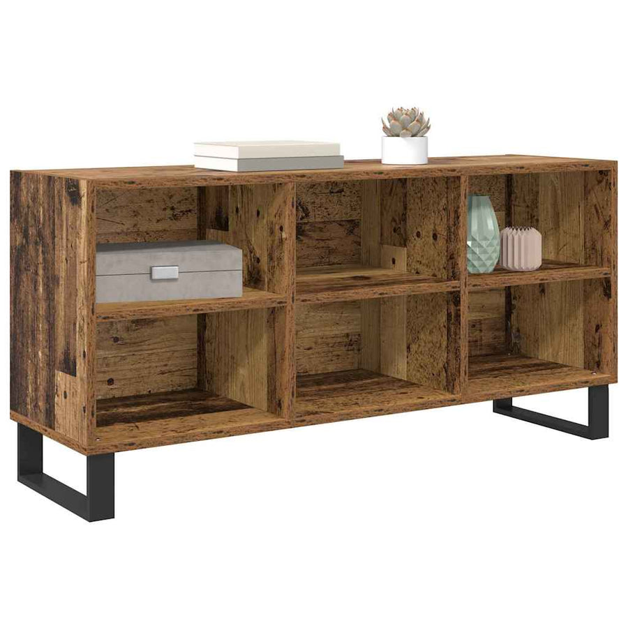 TV-kast Oud Hout 103,5 x 30 x 50 cm Bewerkt hout