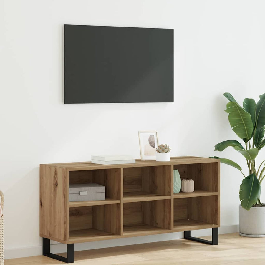 TV-kast Artisan Eiken 103,5 x 30 x 50 cm Bewerkt hout