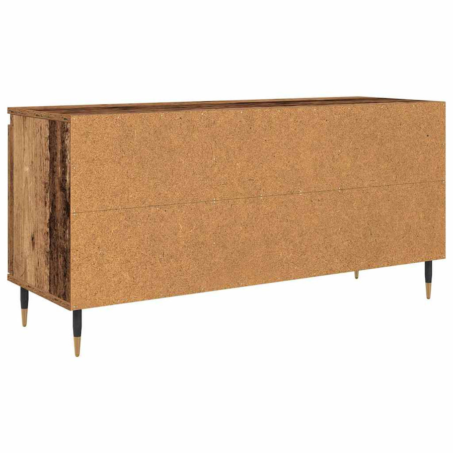 TV-kast Oud Hout 104 x 35 x 50 cm Bewerkt hout