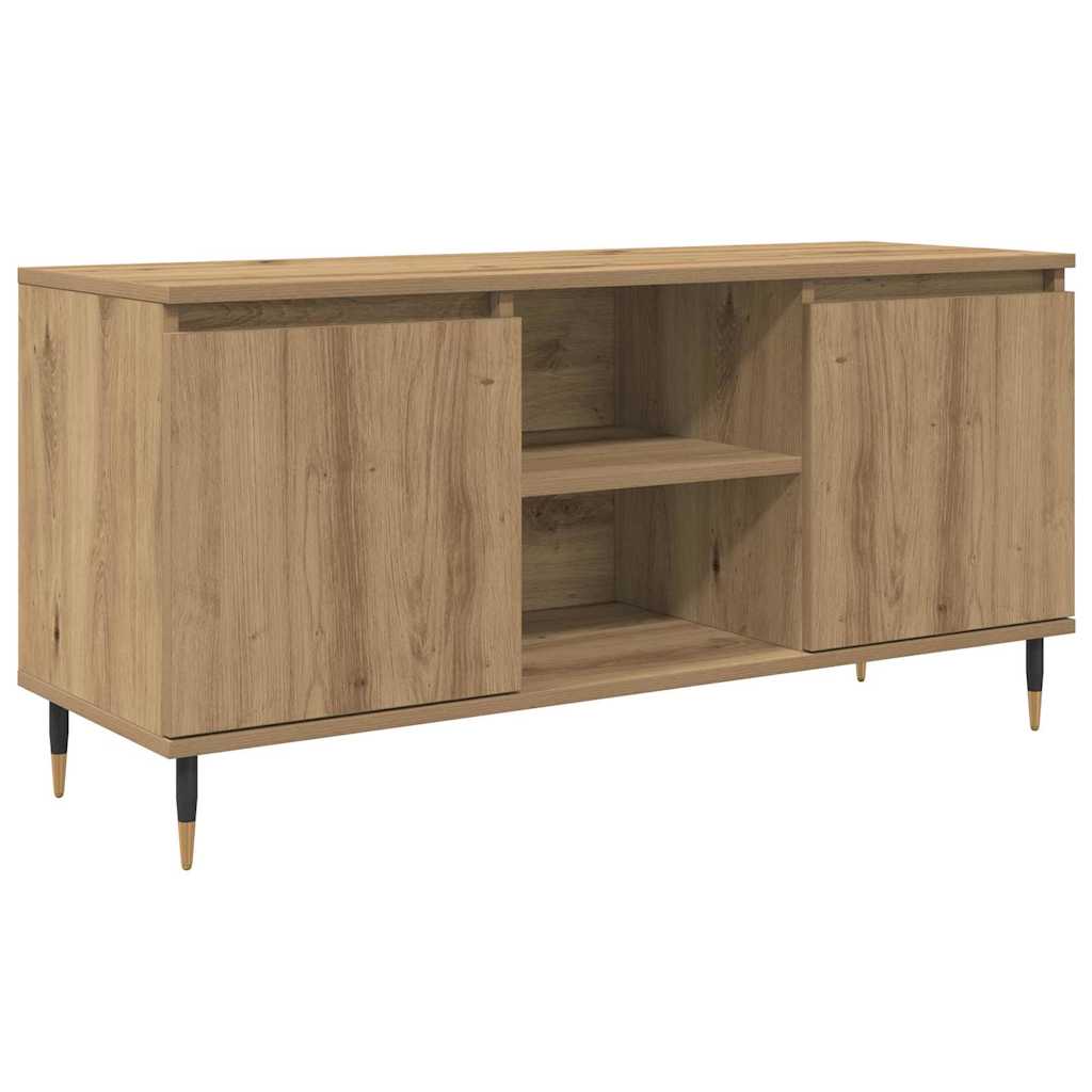 TV-kast Artisan Eiken 104 x 35 x 50 cm Bewerkt hout