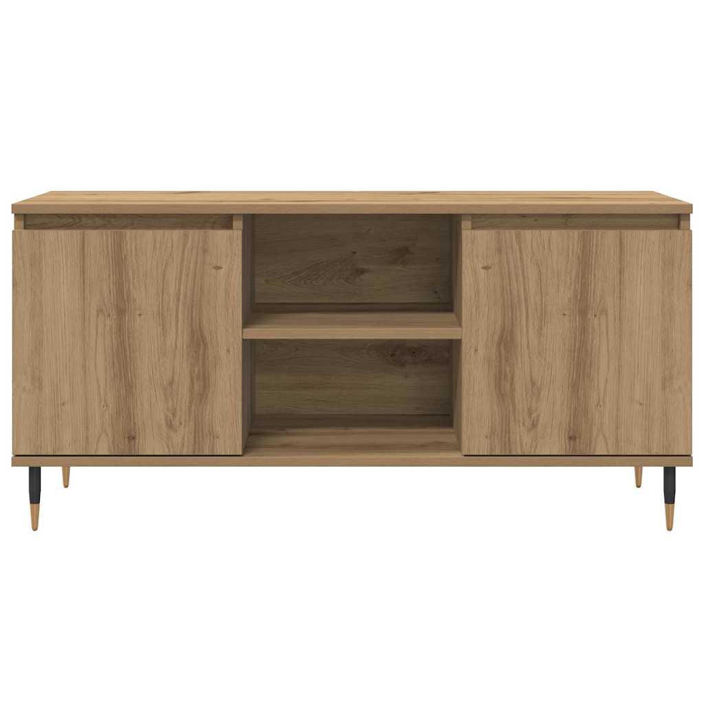 TV-kast Artisan Eiken 104 x 35 x 50 cm Bewerkt hout