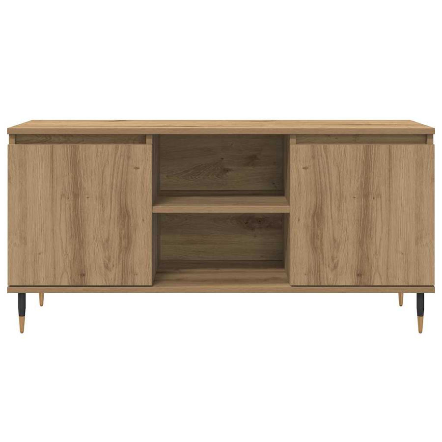 TV-kast Artisan Eiken 104 x 35 x 50 cm Bewerkt hout