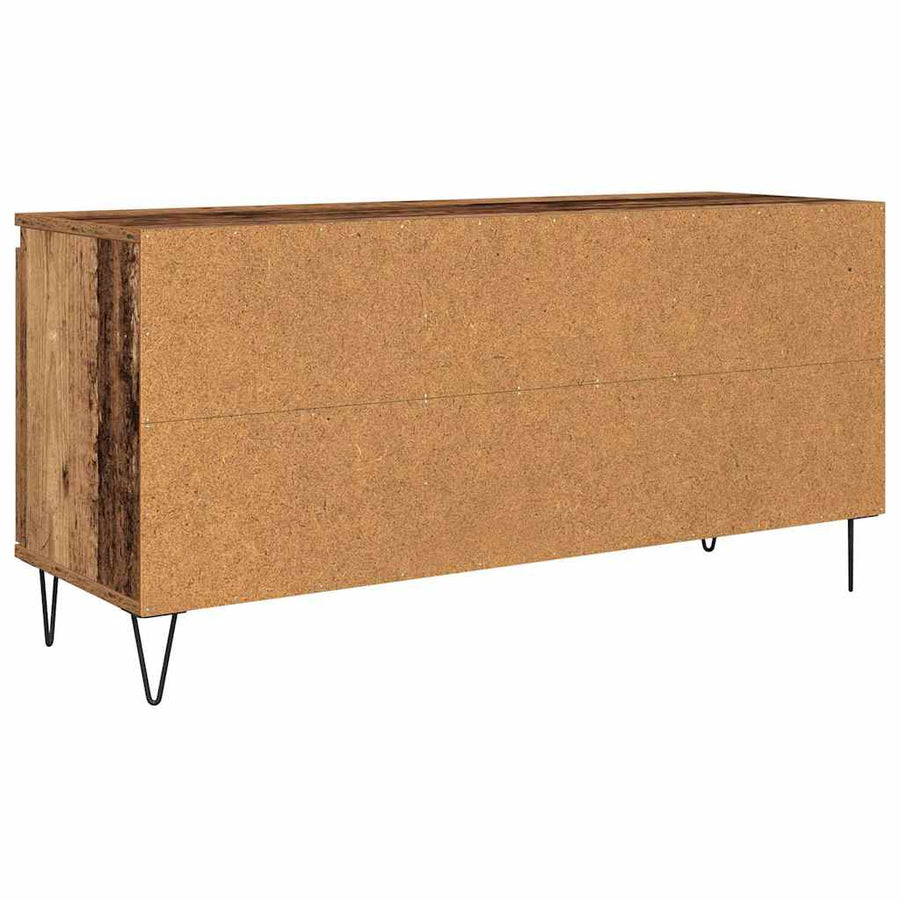 TV-kast Oud Hout 104 x 35 x 50 cm Bewerkt hout