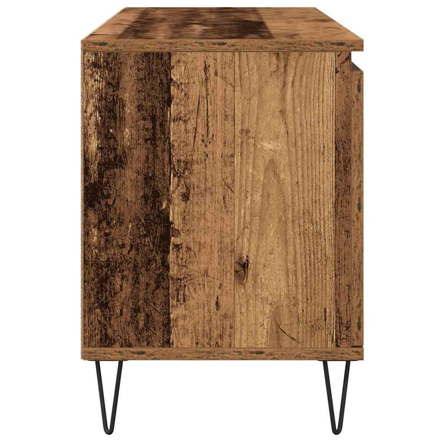 TV-kast Oud Hout 104 x 35 x 50 cm Bewerkt hout