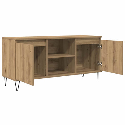 TV-kast Artisan Eiken 104 x 35 x 50 cm Bewerkt hout