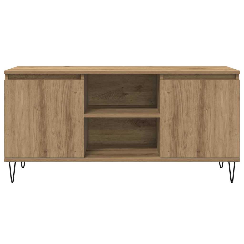 TV-kast Artisan Eiken 104 x 35 x 50 cm Bewerkt hout