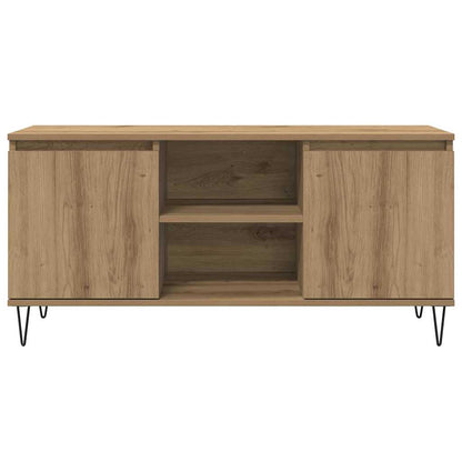 TV-kast Artisan Eiken 104 x 35 x 50 cm Bewerkt hout