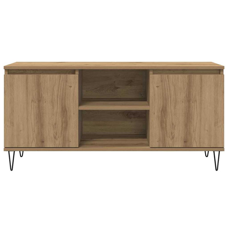 TV-kast Artisan Eiken 104 x 35 x 50 cm Bewerkt hout