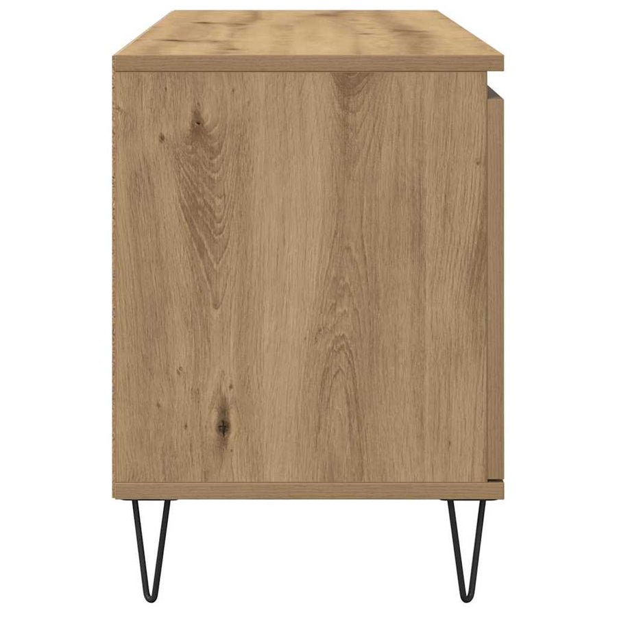 TV-kast Artisan Eiken 104 x 35 x 50 cm Bewerkt hout