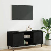 TV-kast 104x35x50 cm zwart eiken