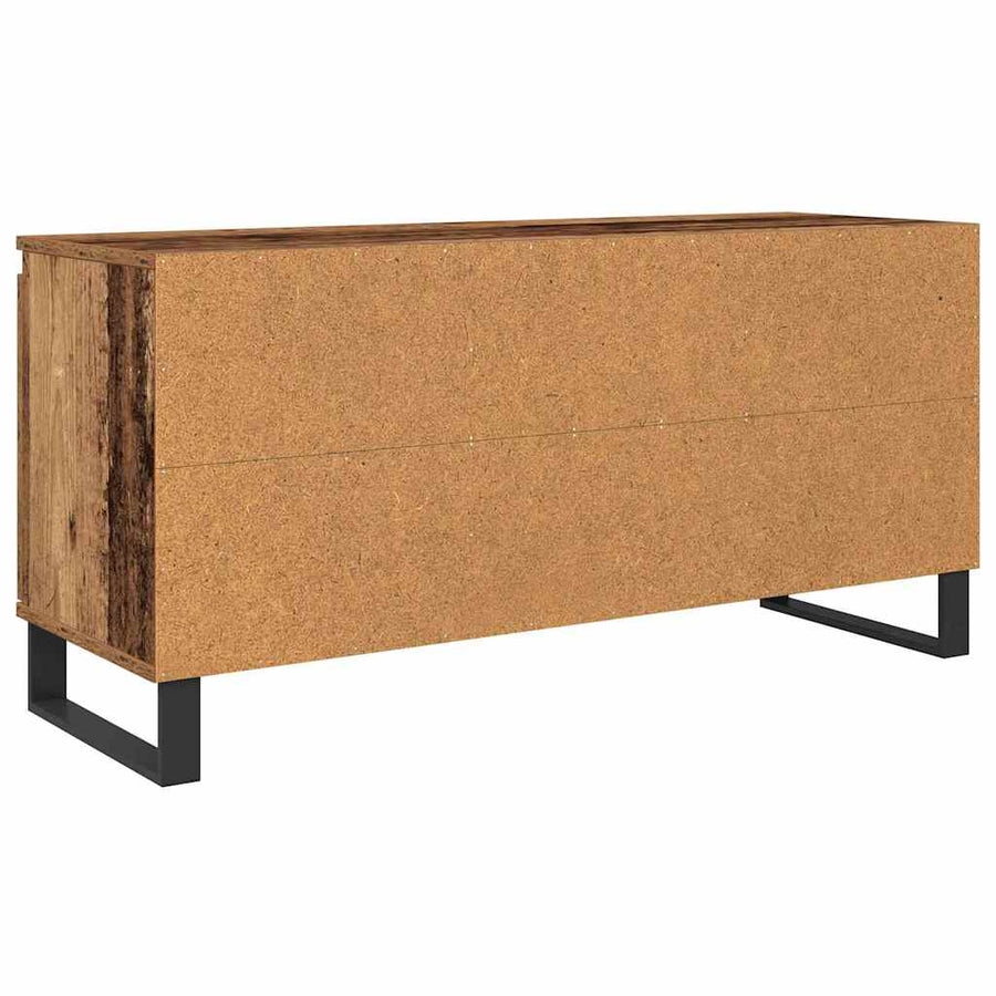 TV-kast Oud Hout 104 x 35 x 50 cm Bewerkt hout