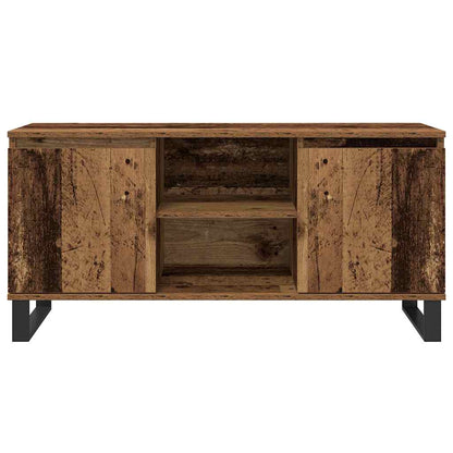 TV-kast Oud Hout 104 x 35 x 50 cm Bewerkt hout