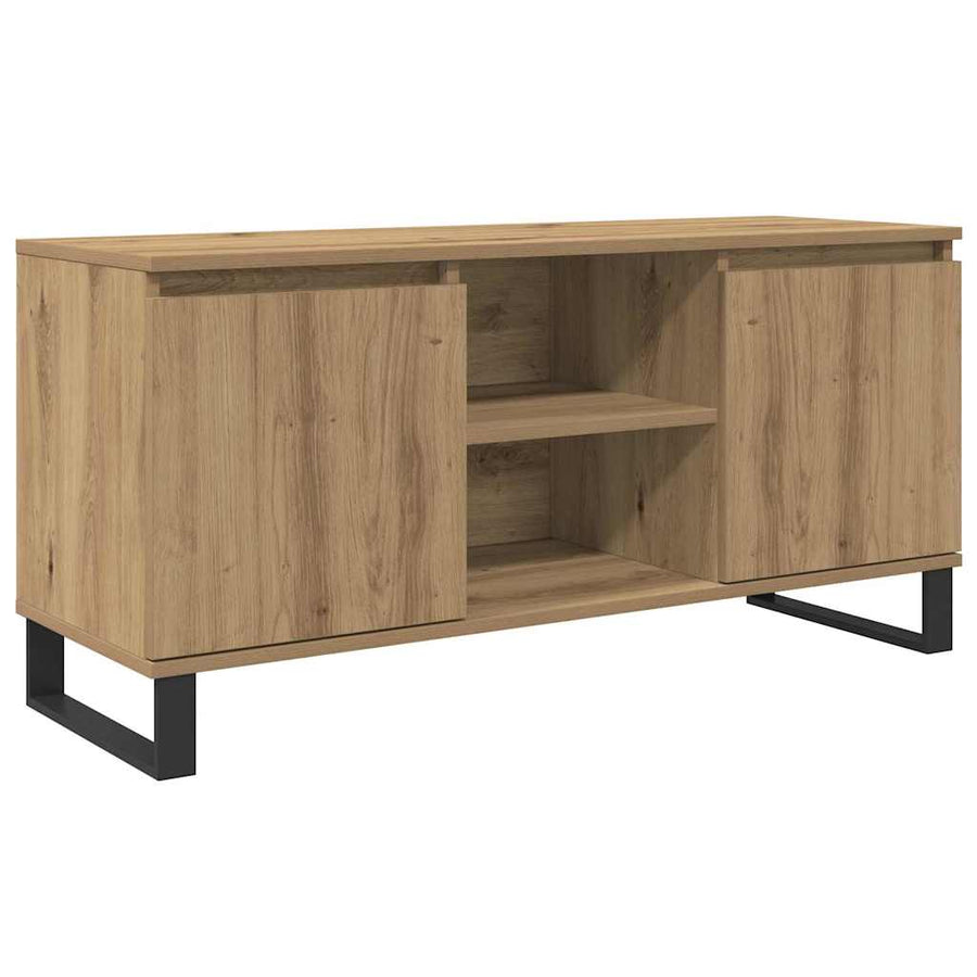 TV-kast Artisan Eiken 104 x 35 x 50 cm Bewerkt hout