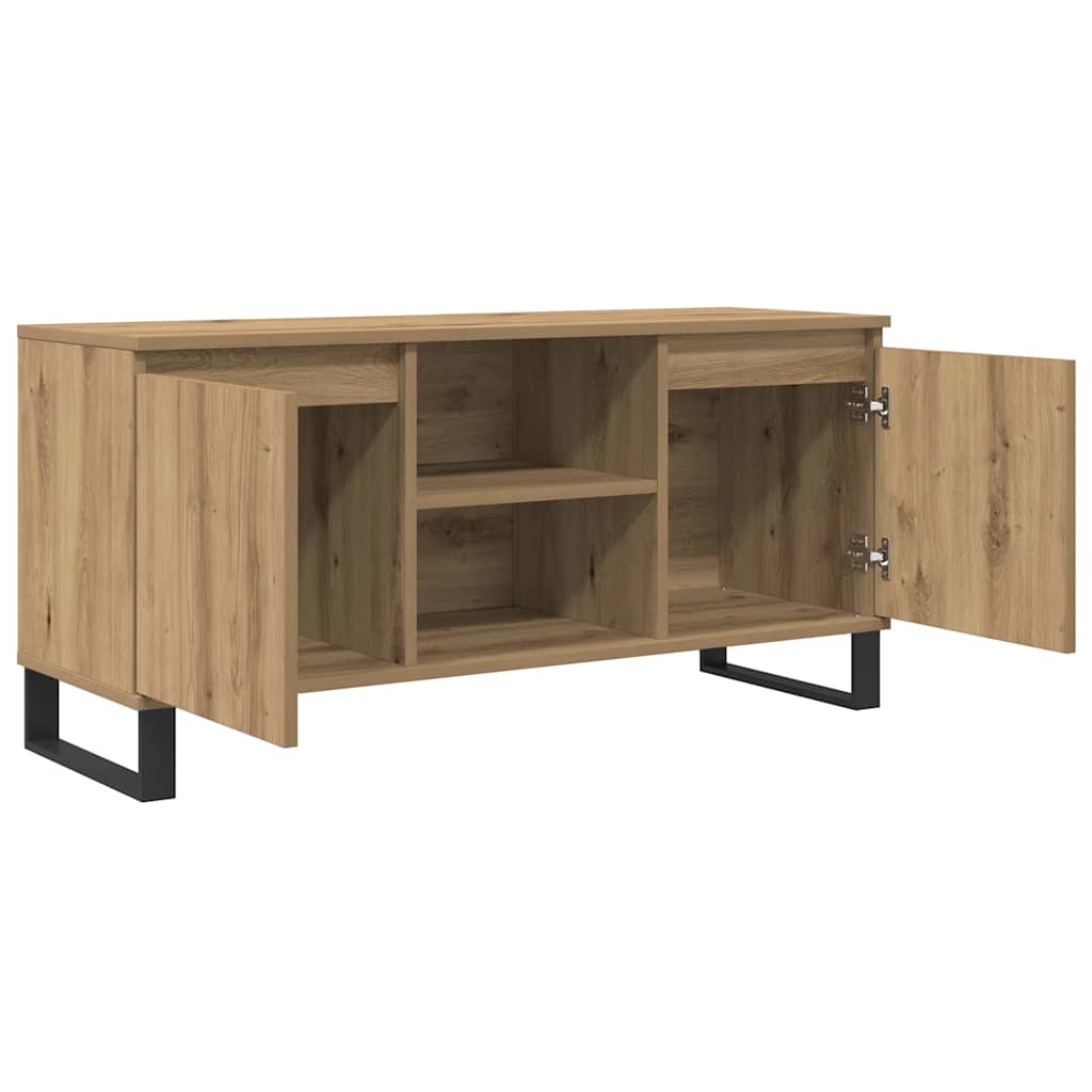 TV-kast Artisan Eiken 104 x 35 x 50 cm Bewerkt hout