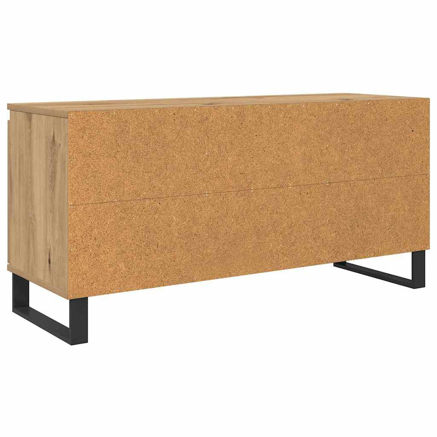 TV-kast Artisan Eiken 104 x 35 x 50 cm Bewerkt hout