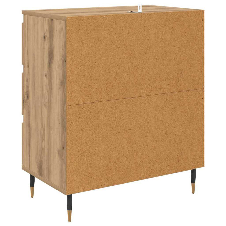 Dressoir met lade Artisan Eiken 60 x 35 x 70 cm Bewerkt hout