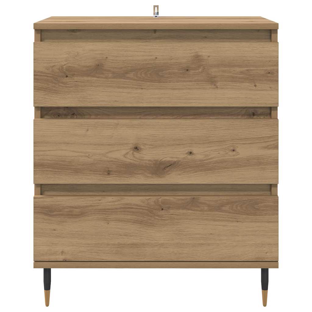 Dressoir met lade Artisan Eiken 60 x 35 x 70 cm Bewerkt hout