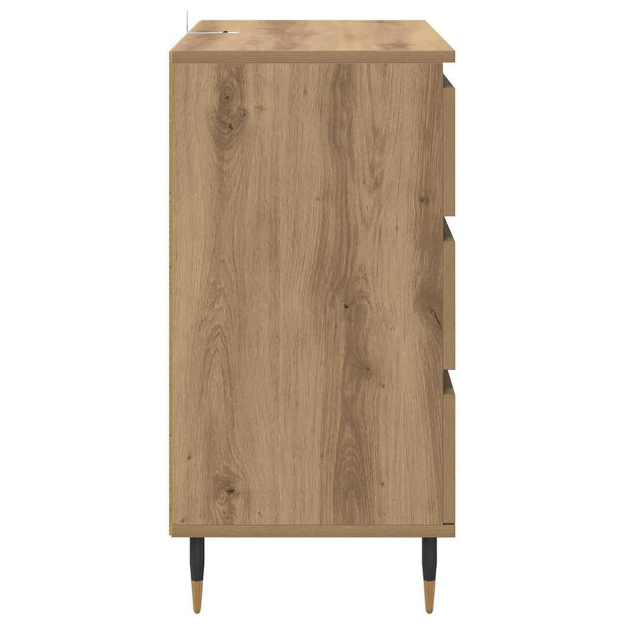 Dressoir met lade Artisan Eiken 60 x 35 x 70 cm Bewerkt hout