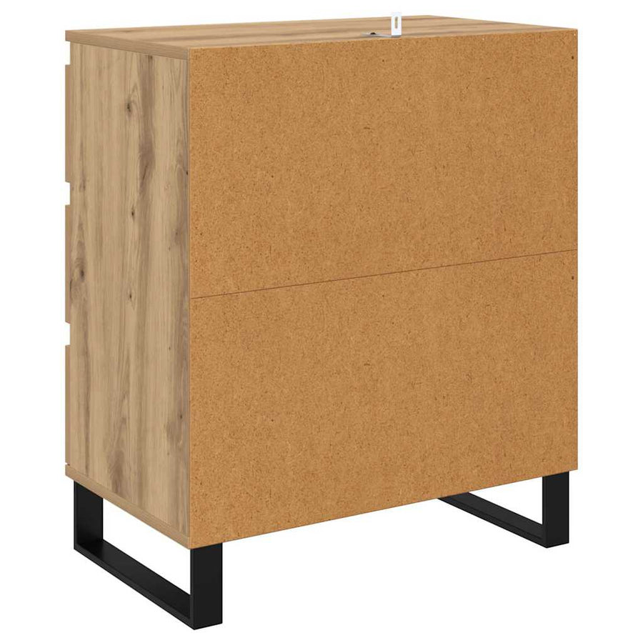 Dressoir met lade Artisan Eiken 60 x 35 x 70 cm Bewerkt hout