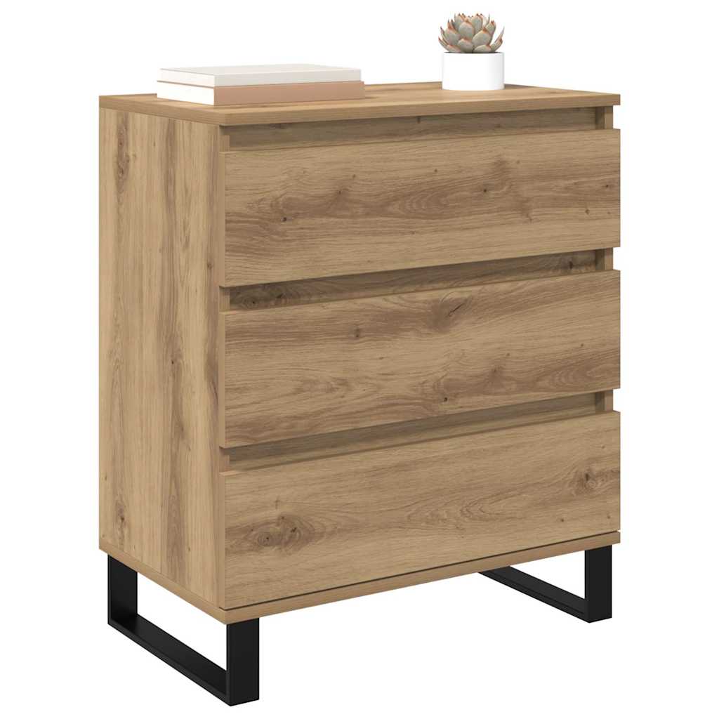 Dressoir met lade Artisan Eiken 60 x 35 x 70 cm Bewerkt hout