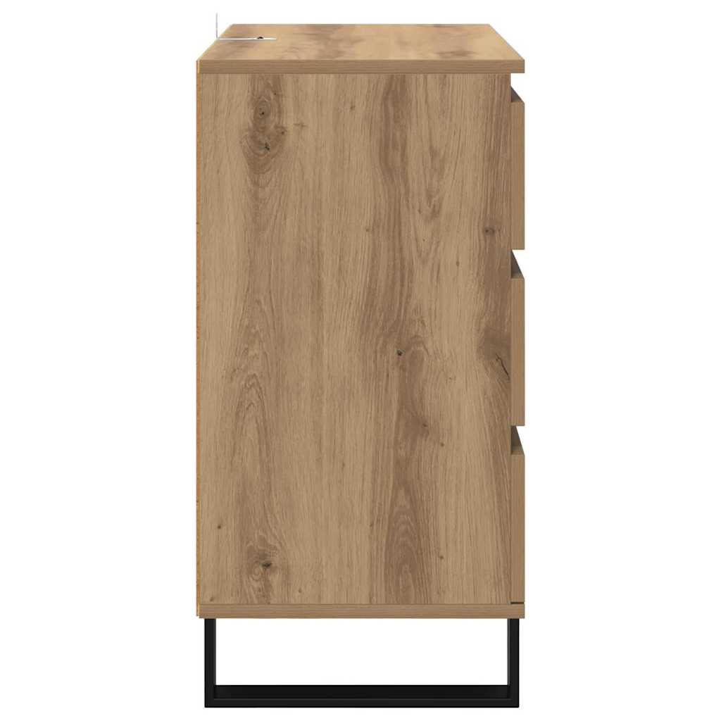 Dressoir met lade Artisan Eiken 60 x 35 x 70 cm Bewerkt hout