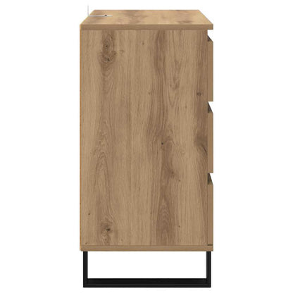 Dressoir met lade Artisan Eiken 60 x 35 x 70 cm Bewerkt hout