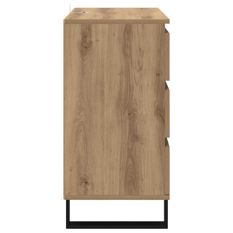 Dressoir met lade Artisan Eiken 60 x 35 x 70 cm Bewerkt hout