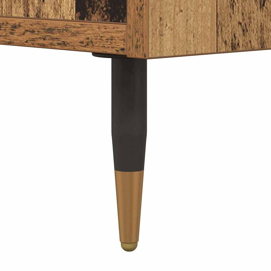 Nachtkastje 2 pcs Oud hout 40 x 35 x 47,5 cm Bewerkt hout