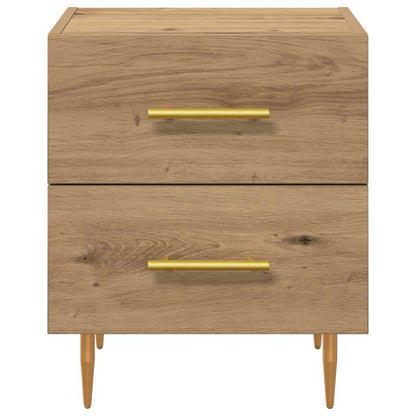 Nachtkastje Artisan Eiken 40 x 35 x 47,5 cm Bewerkt hout