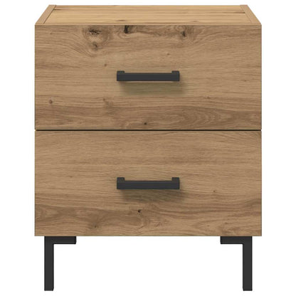 Nachtkastje 2 pcs Artisan Eiken 40 x 35 x 47,5 cm Bewerkt hout
