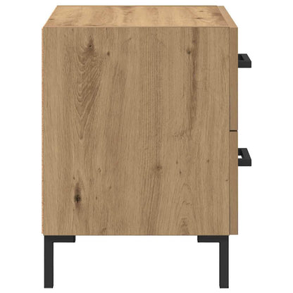 Nachtkastje 2 pcs Artisan Eiken 40 x 35 x 47,5 cm Bewerkt hout