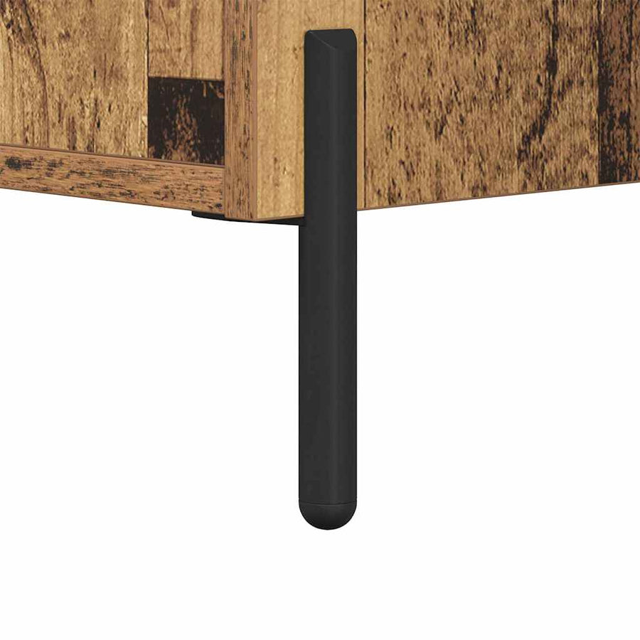Nachtkastje met lade Oudhout 40 x 35 x 47,5 cm Bewerkt hout