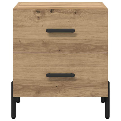 Nachtkastje Artisan Eiken 40 x 35 x 47,5 cm Bewerkt hout