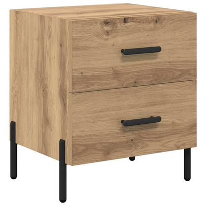 Nachtkastje 2 pcs Artisan Eiken 40 x 35 x 47,5 cm Bewerkt hout