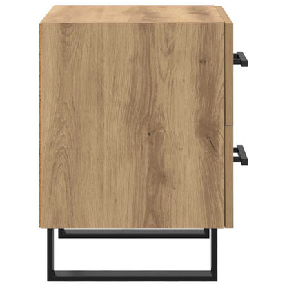 Nachtkastje 2 pcs Artisan Eiken 40 x 35 x 47,5 cm Bewerkt hout