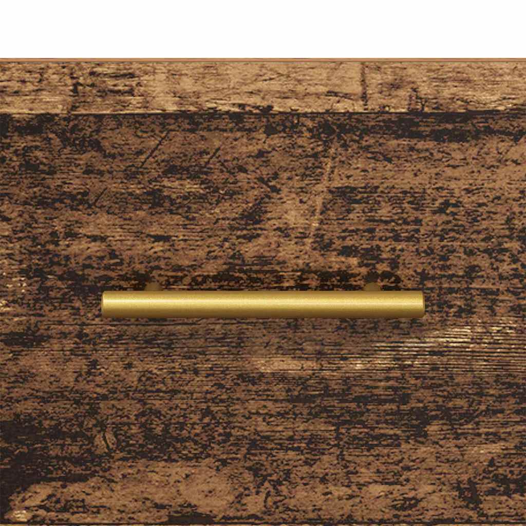 Nachtkastje met lade Oudhout 40 x 40 x 66 cm Bewerkt hout