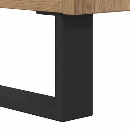 Nachtkastje met lade Artisan Eiken 40 x 40 x 66 cm Bewerkt hout