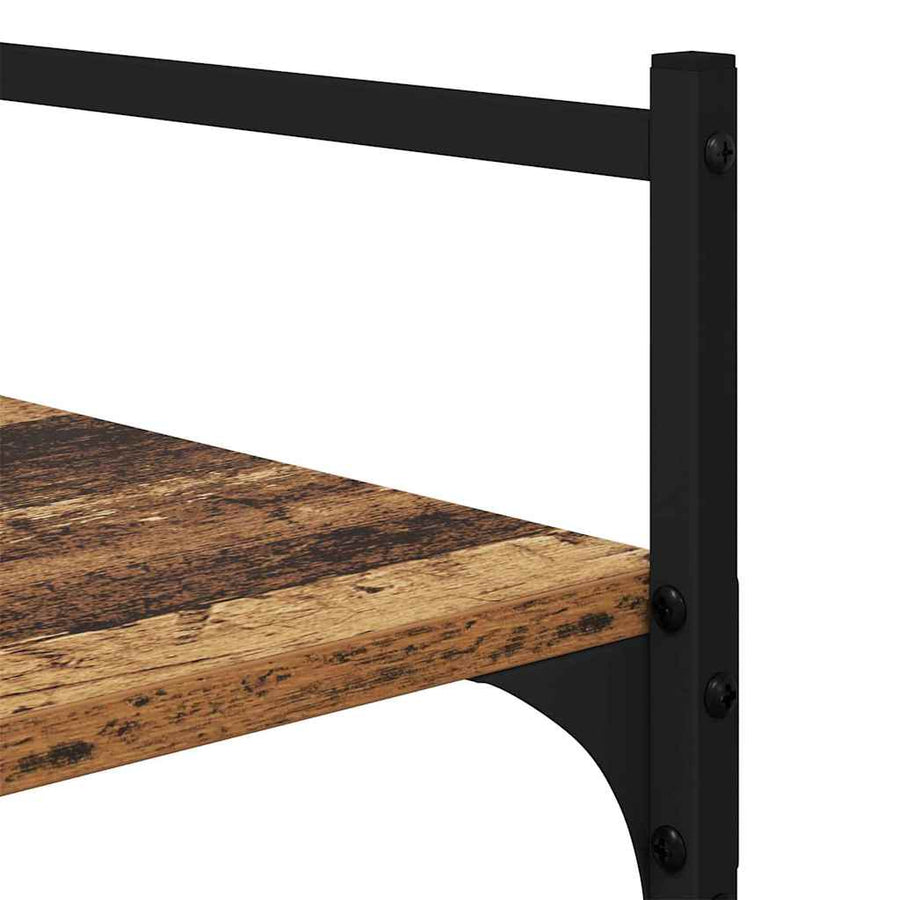 Boekenkast Oud Hout 56 x 32 x 174 cm Bewerkt hout