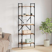Boekenkast 56x32x174 cm oud hout bewerkt hout