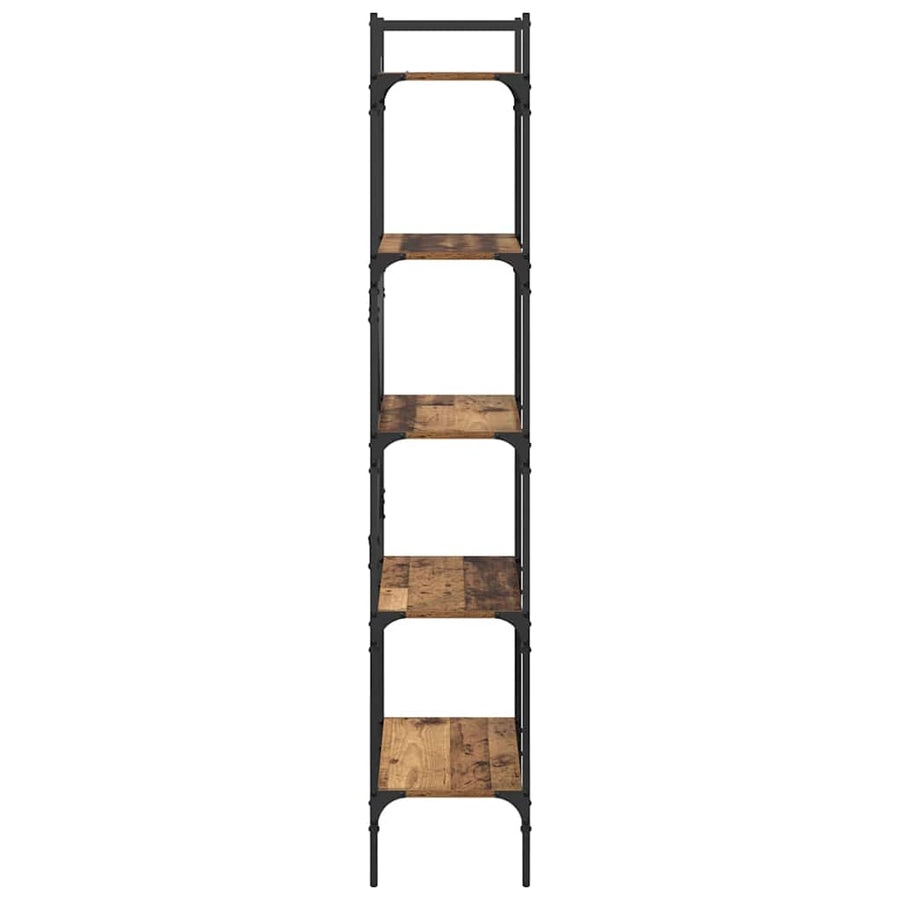 Boekenkast Oud Hout 56 x 32 x 174 cm Bewerkt hout