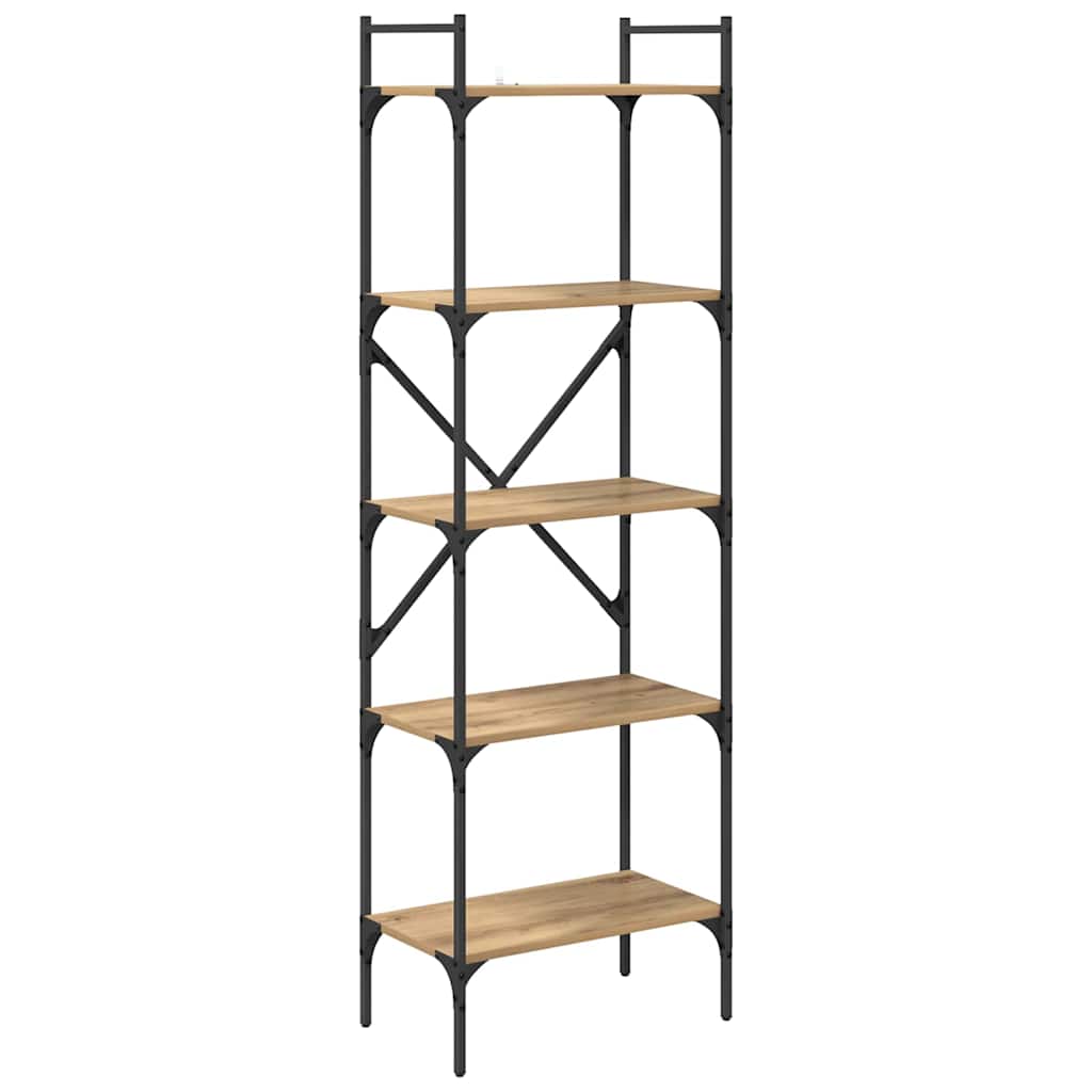 Boekenkast Artisan Eiken 56 x 32 x 174 cm Bewerkt hout