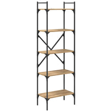 Boekenkast Artisan Eiken 56 x 32 x 174 cm Bewerkt hout
