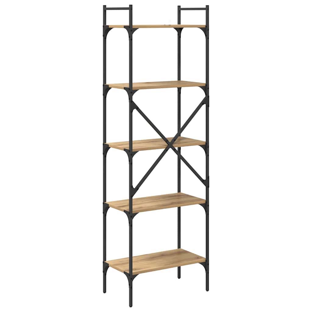 Boekenkast Artisan Eiken 56 x 32 x 174 cm Bewerkt hout