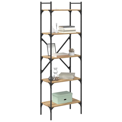 Boekenkast Artisan Eiken 56 x 32 x 174 cm Bewerkt hout