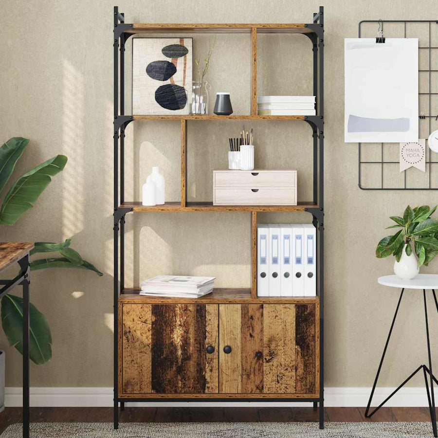 Boekenkast Bewerkt hout