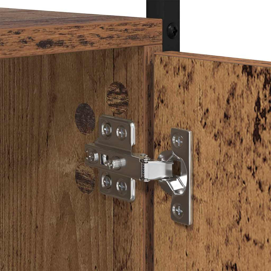 Boekenkast Oud Hout 44,5 x 30 x 154,5 cm Bewerkt hout
